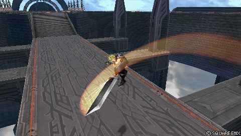 In-game screenshot: Double Cut (midair)