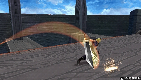 In-game screenshot: Double Cut (ground)