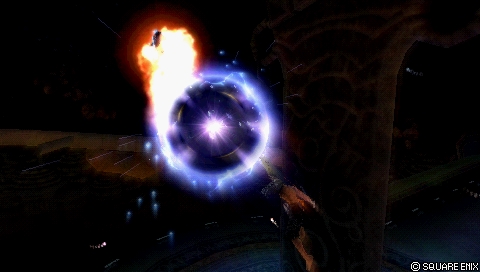 In-game screenshot: Jecht Beam