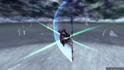 In-game screenshot: Crashing Dive