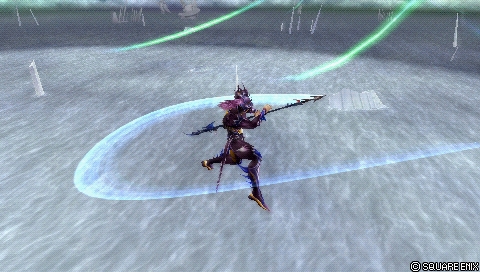 In-game screenshot: Lance Barrage