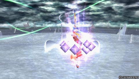 In-game screenshot: Magic Booster (midair)
