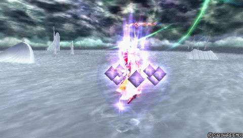 In-game screenshot: Magic Booster (ground)