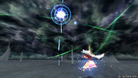 In-game screenshot: Swordshower