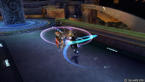 In-game screenshot: Hop Step (ground)
