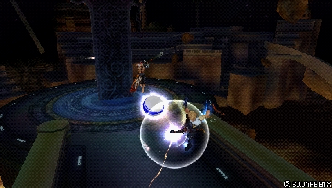 In-game screenshot: Jecht Shot