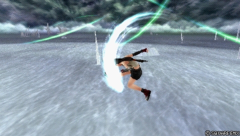 In-game screenshot: Moonsault Kick